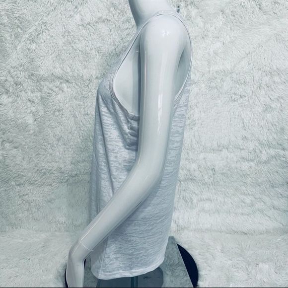 NWOT Over the Limit Burnout Racerback Tank Top Marled - Picture 6 of 15